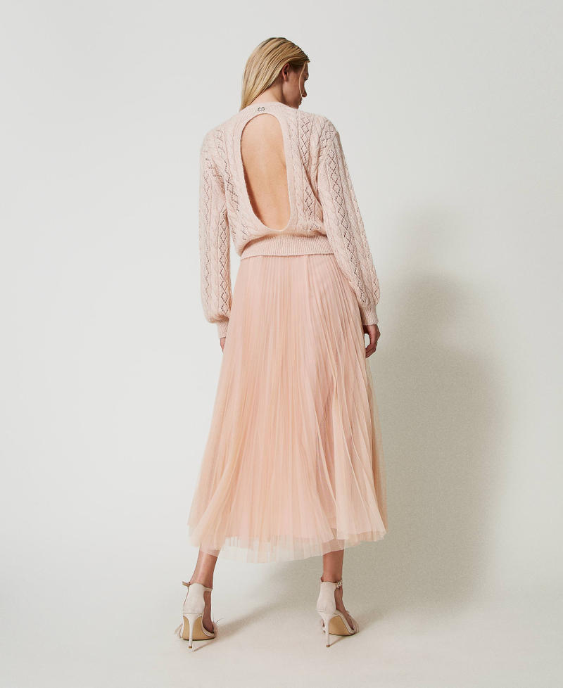 Scee by twin set Gonna lunga in tulle plissé Discount Store per i nuovi prodotti
