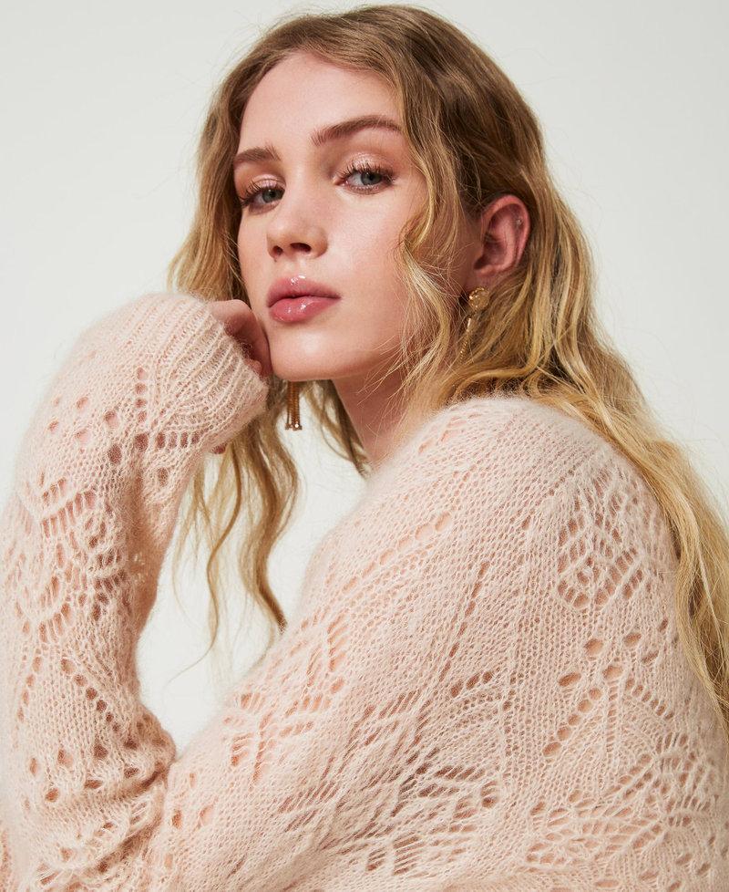 Scee by twin set Maglia in misto mohair mix di punti Enormi sconti