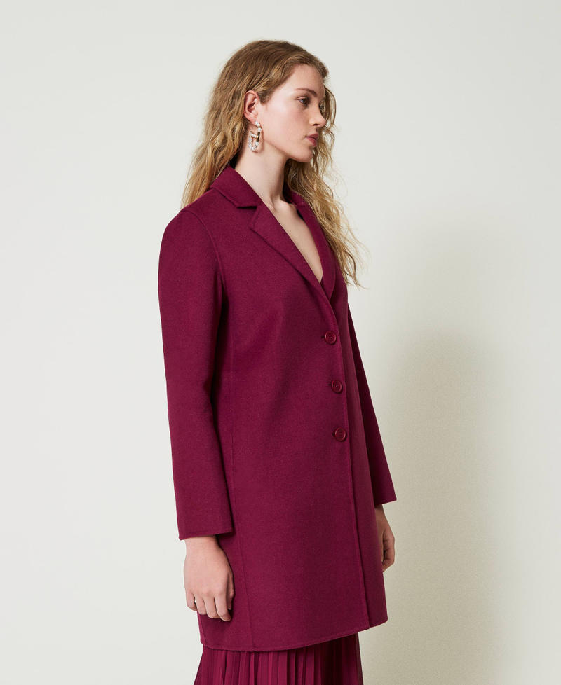 Scee by twin set Cappotto in panno double misto lana Duty-free