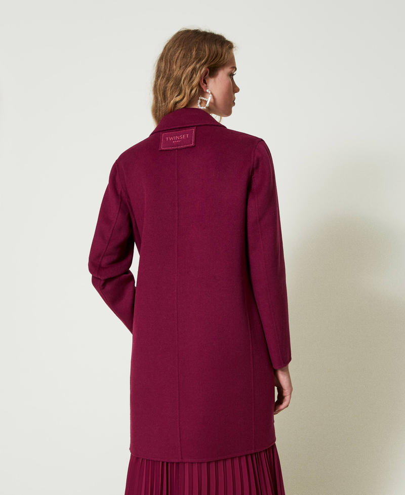 Scee by twin set Cappotto in panno double misto lana Duty-free