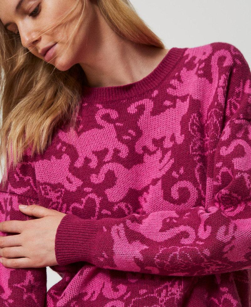 Scee by twin set Maglia jacquard in filato Treeblend Sconti questo mese