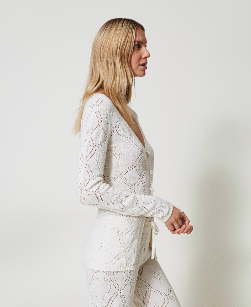 Scee by twin set Cardigan seamless in filato Treeblend Promozione