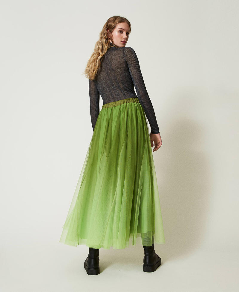 Scee by twin set Gonna in tulle con stampa dégradé Spedizione Gratuita