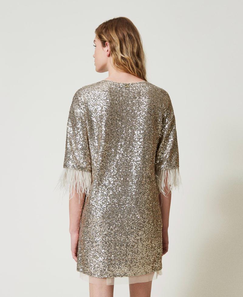 Scee by twin set Abito corto in full paillettes Pezzi Unici