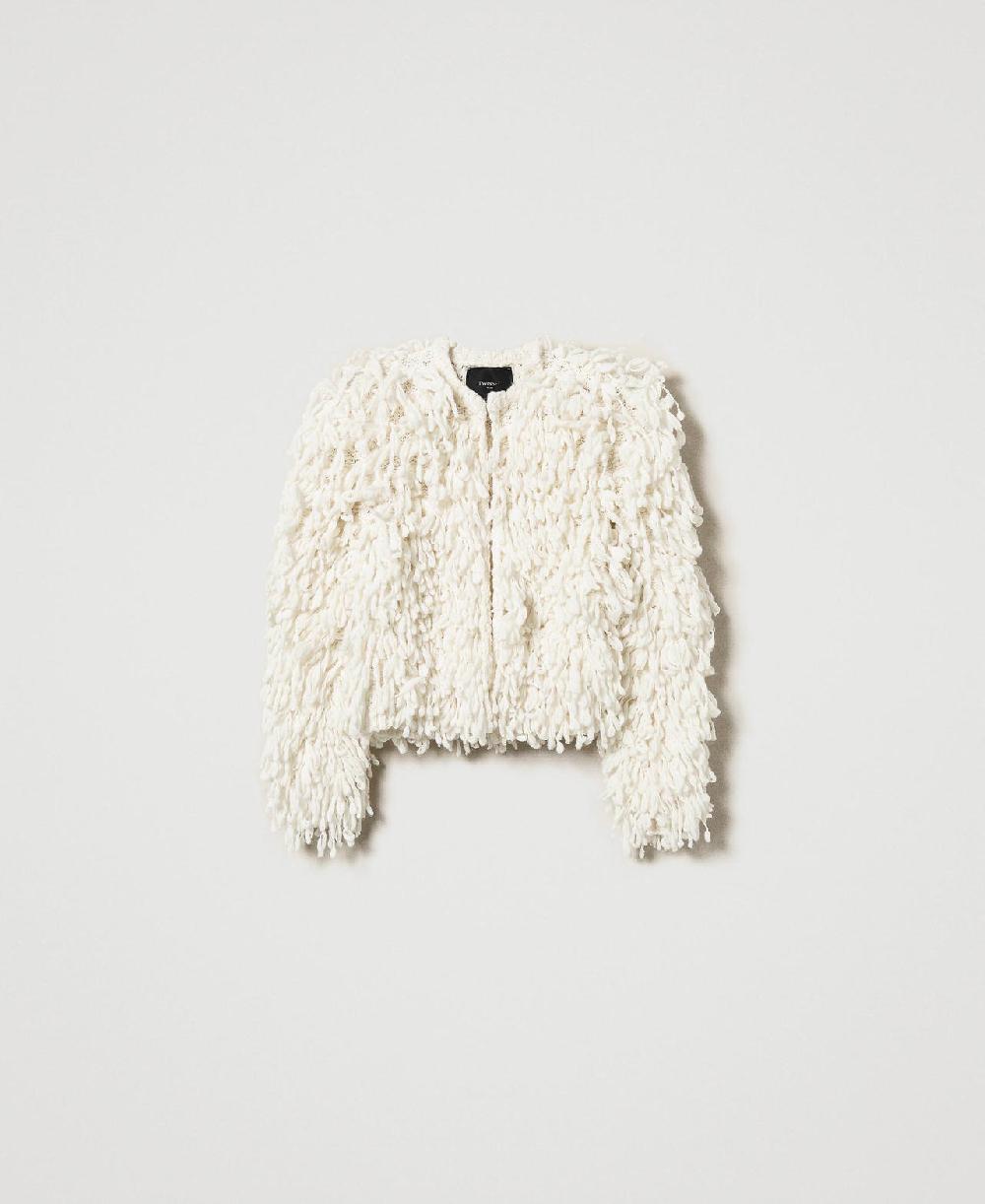 Scee by twin set Giacca 'Elizabeth' in maglia bouclé Soddisfazione Garantita