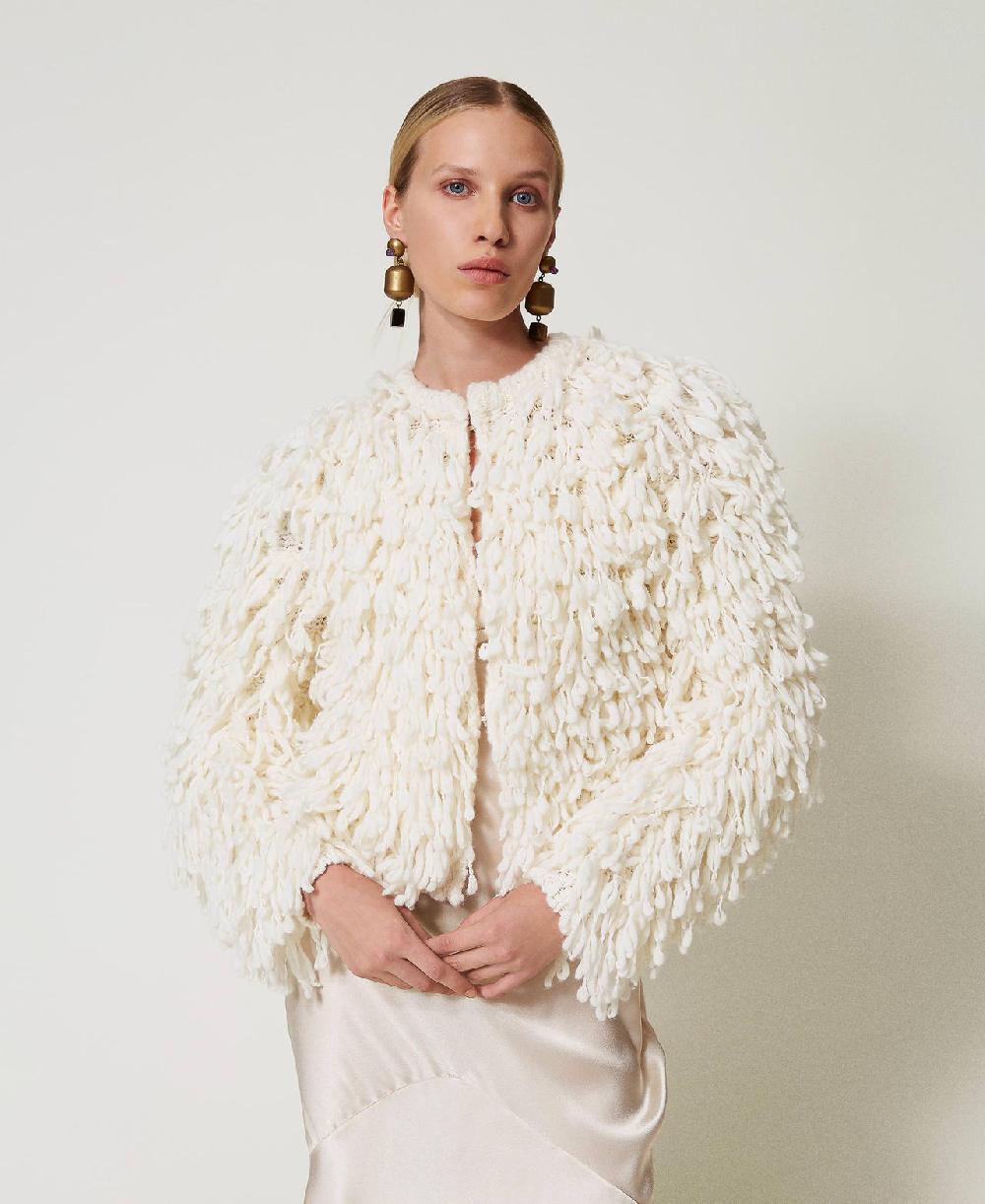 Scee by twin set Giacca 'Elizabeth' in maglia bouclé Soddisfazione Garantita