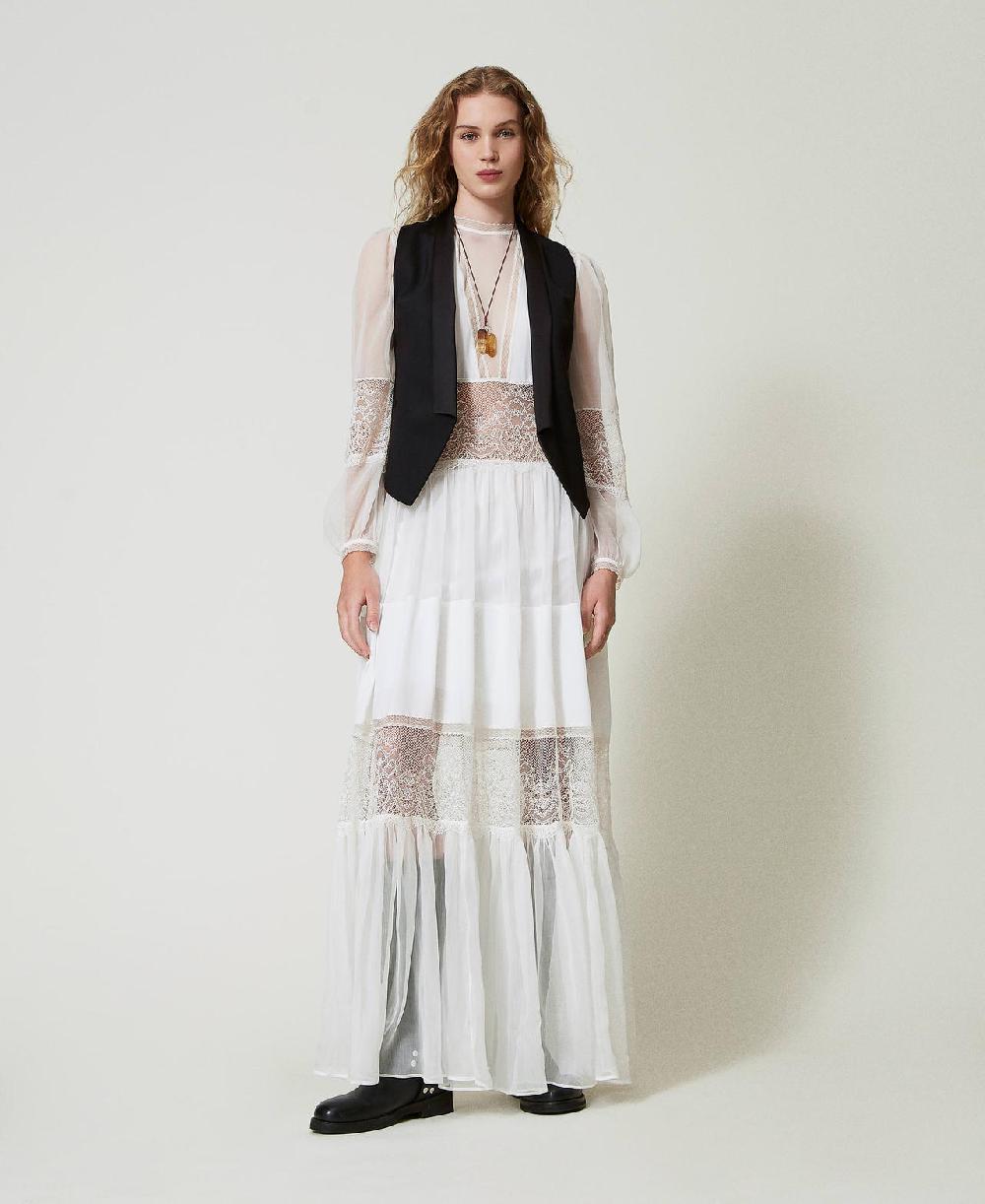 Scee by twin set Gilet in serge misto lana Acquista Ora