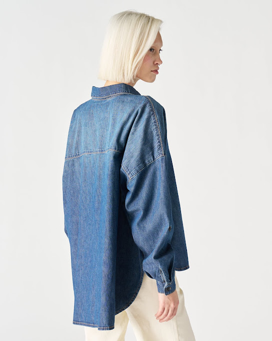Suoli Camicia Denim Over Offerta migliore