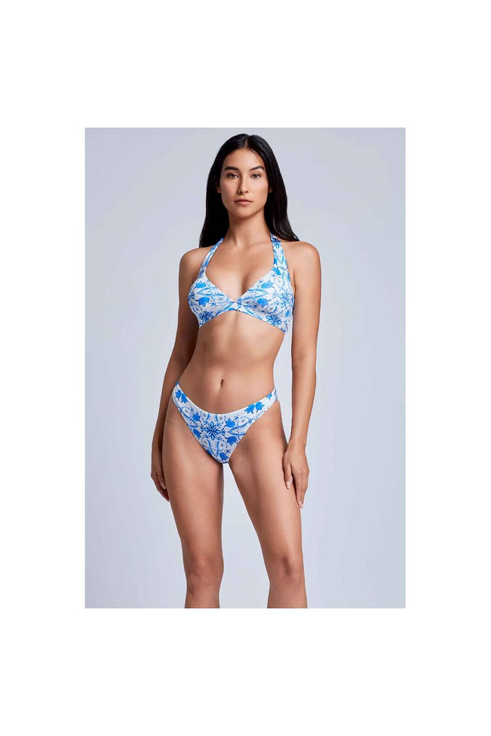 Vacanze Italiane Bikini con allacciatura al collo Nocciola Offerta Pasqua