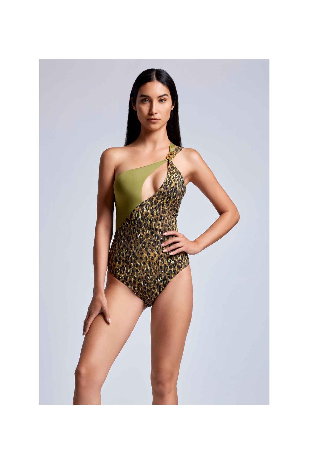 Vacanze Italiane Costume intero monospalla Olivia Vendita Calda