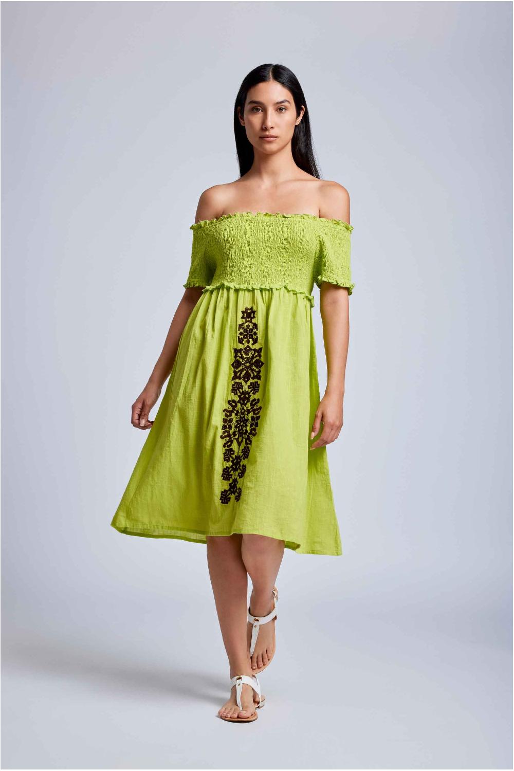 Vacanze Italiane Vera Off Shoulders Dress Vendita