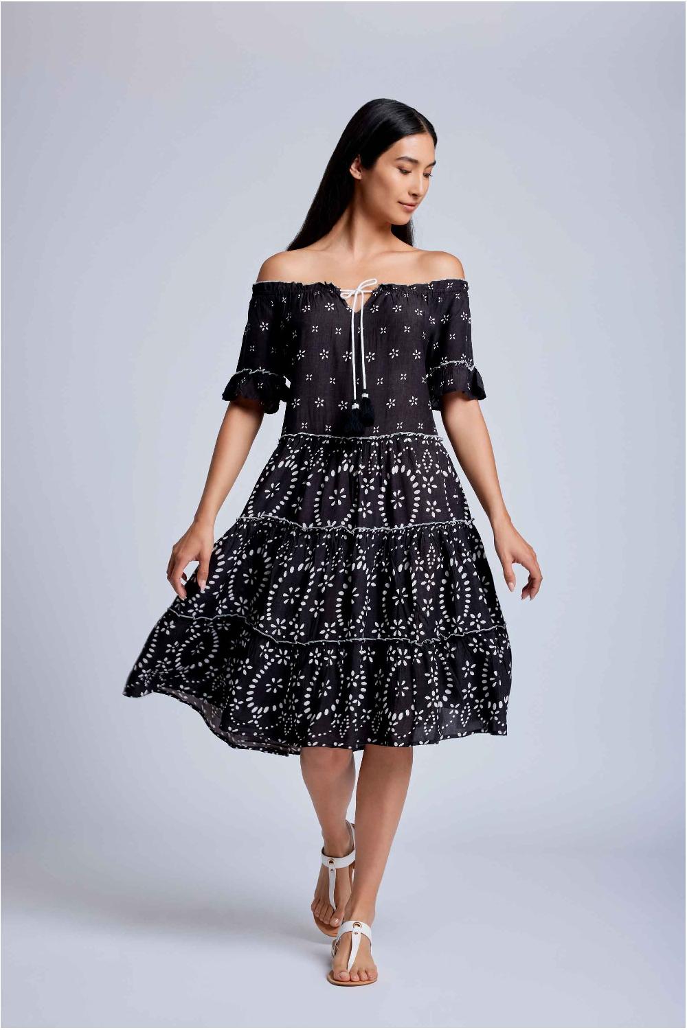 Vacanze Italiane Agata 3/4 Sleeves Dress Economico