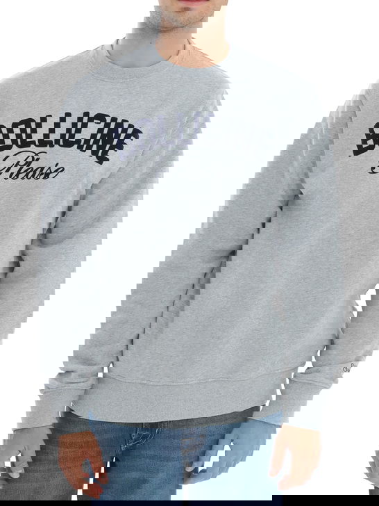 Mc2 Saint Barth Felpa MC2 Saint Barth Grigio Sconti VIP