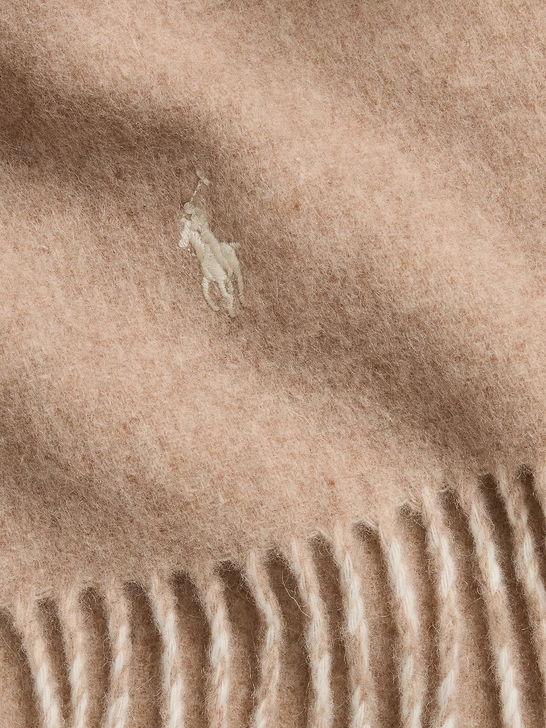 Polo Ralph Lauren Sciarpa Polo Ralph Lauren Double-Face Beige Offerta speciale