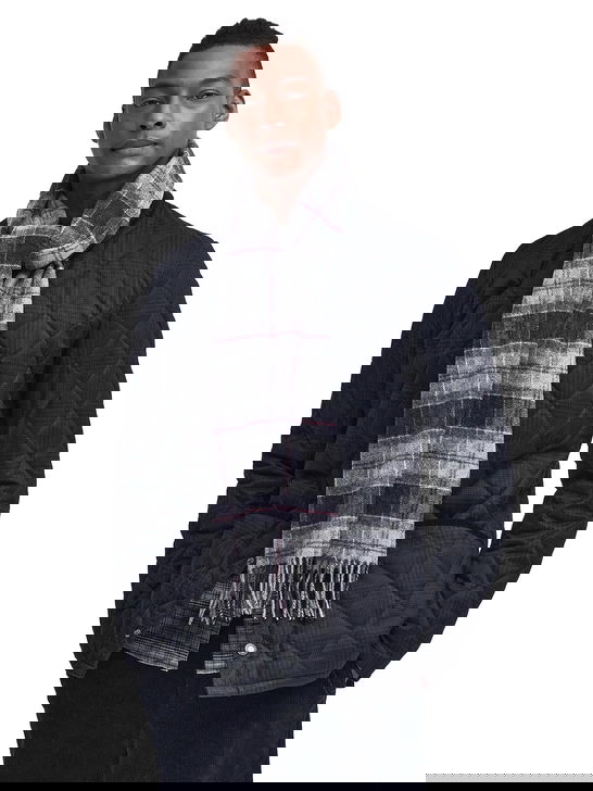 Barbour Sciarpa Barbour Tartan Grigio Comprare a buon mercato