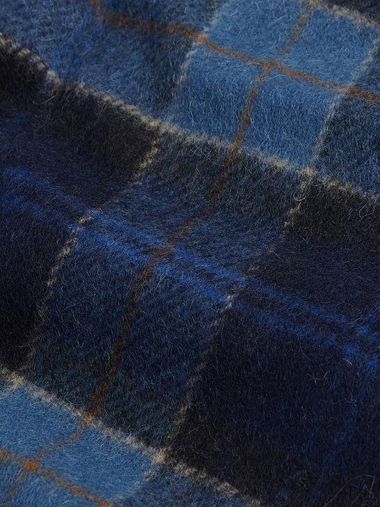 Barbour Sciarpa Barbour Tartan Blu Flash Sale