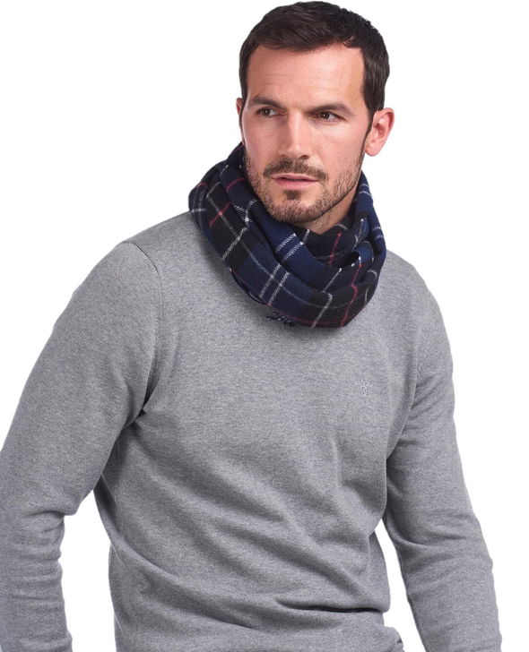 Barbour Sciarpa Barbour Tartan Blu Fornitura limitata