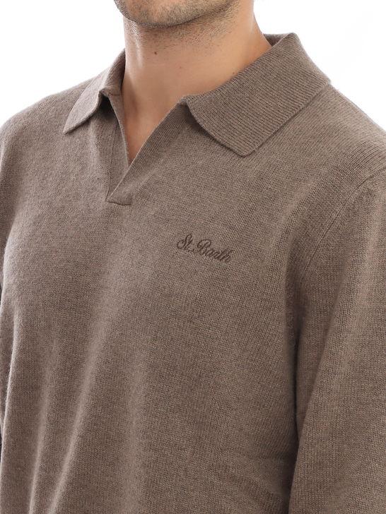 Mc2 Saint Barth Maglia MC2 Saint Barth Beige Offerta Giorno del Papà