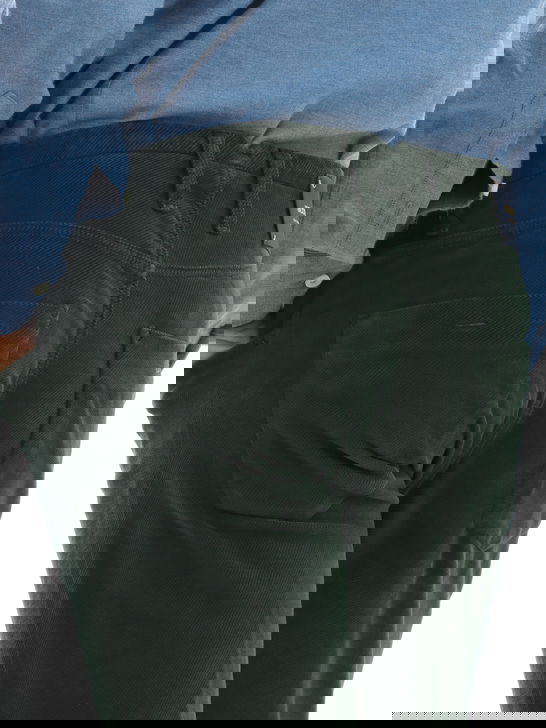 Incotex Blue Division Pantaloni Incotex Blue Division Verde Sconti VIP