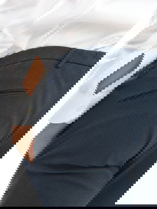 Briglia 1949 Pantaloni Briglia 1949 Microstruttura Blu 50% di sconto con spedizione gratuita