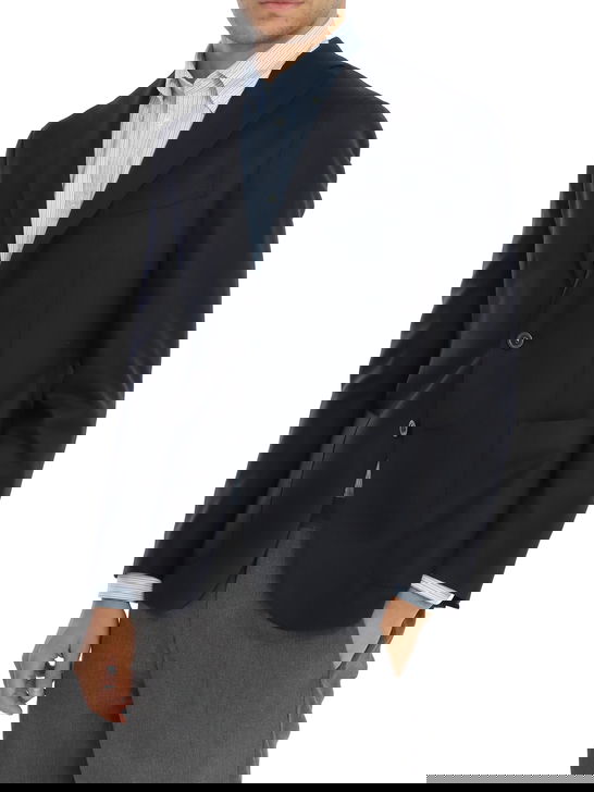 Boglioli Milano Giacca Boglioli Milano Wool Twill Blu Trasporto libero internazionale