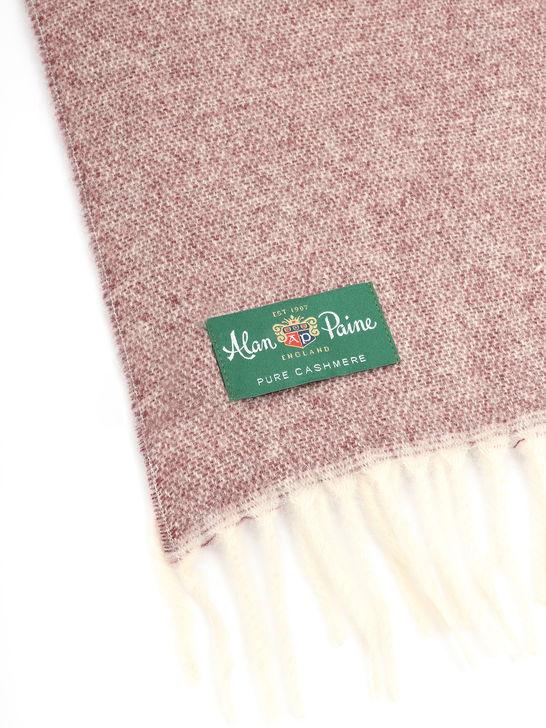 Alan Paine Sciarpa Alan Paine Tackely Cashmere Bordeaux Promozione Limitata