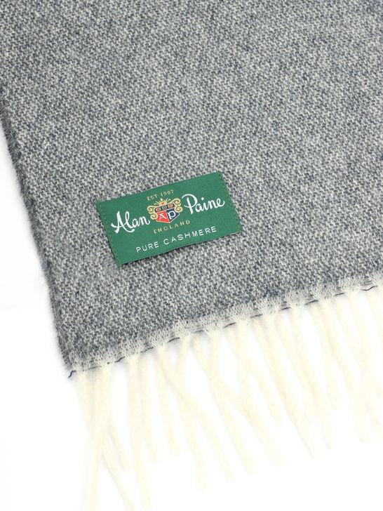 Alan Paine Sciarpa Alan Paine Tackely Cashmere Blu Affare Del Giorno