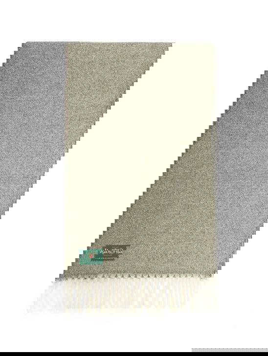 Alan Paine Sciarpa Alan Paine Tackely Cashmere Verde/Grigio Prezzo Ridotto
