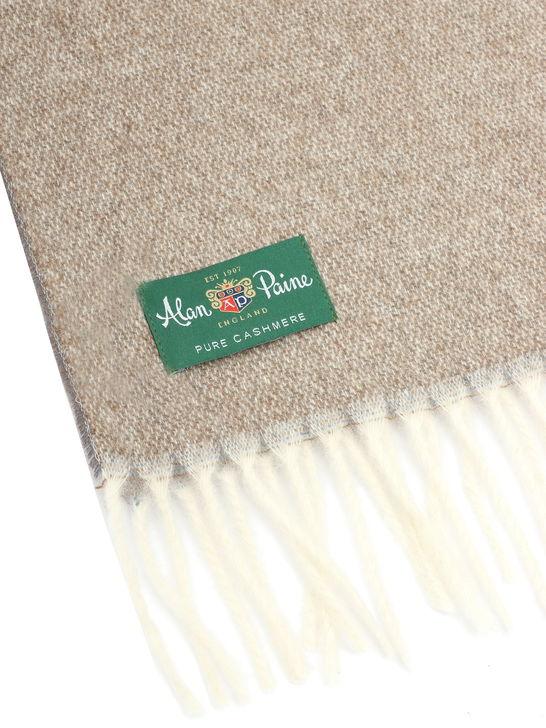 Alan Paine Sciarpa Alan Paine Tackely Cashmere Marrone/Azzurro Sottocosto