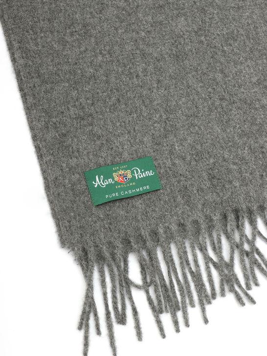 Alan Paine Sciarpa Alan Paine Risbury Cashmere Grigio Presa