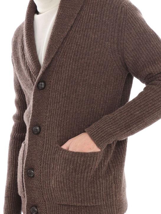 Rakki Cardigan Rakkì Sciallato Marrone Offerte stagionali