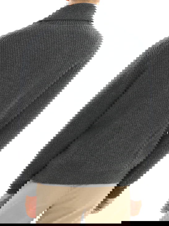 Rakki Cardigan Rakkì Sciallato Grigio Liquidazione