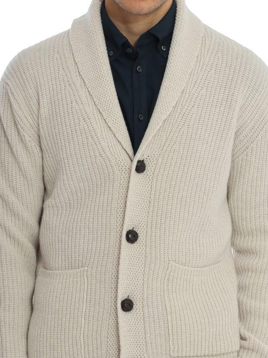Rakki Cardigan Rakkì Sciallato Bianco Offerte giornaliere