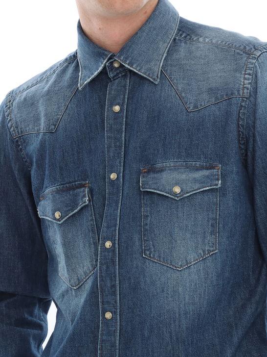 Tintoria Mattei Camicia Tintoria Mattei Texana Denim Only for today