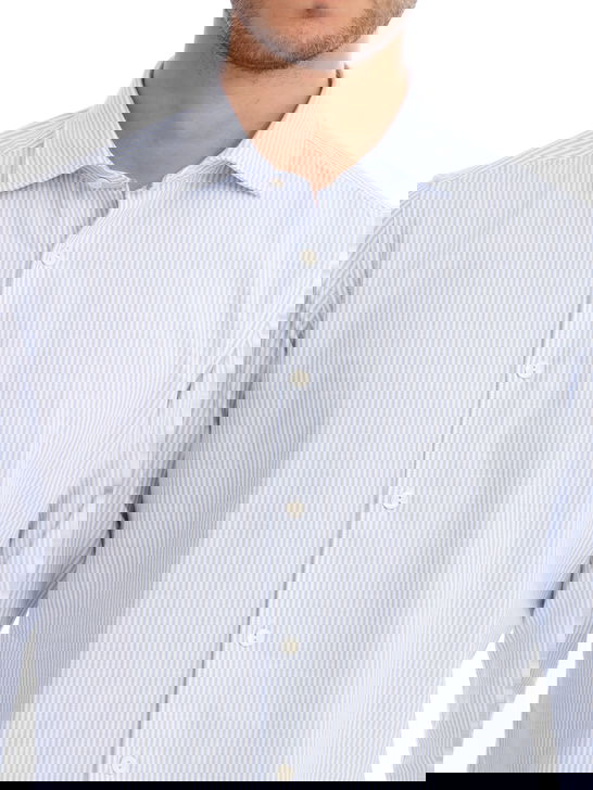 Tintoria Mattei Camicia Tintoria Mattei Oxford Bianco Offerta speciale della fabbrica