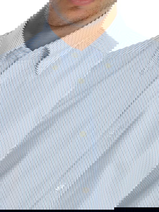 B.D. Baggies Camicia B.D. Baggies Oxford Bianco/Celeste Esporta salva