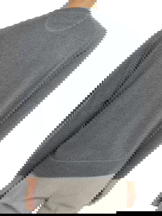 Alan Paine Felpa Alan Paine Raglan Grigio Qualità Garantita