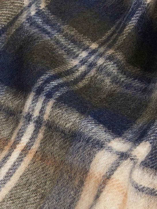 Barbour Sciarpa Barbour New Check Tartan Beige Sottocosto