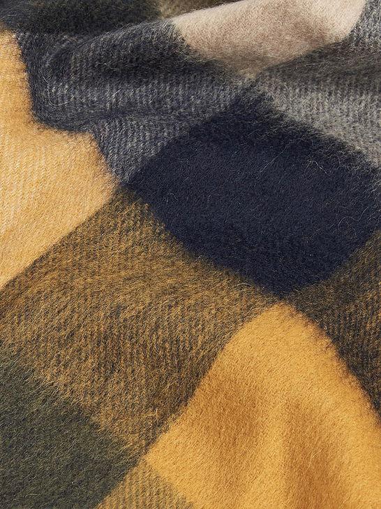 Barbour Sciarpa Barbour Quadri Beige Presa