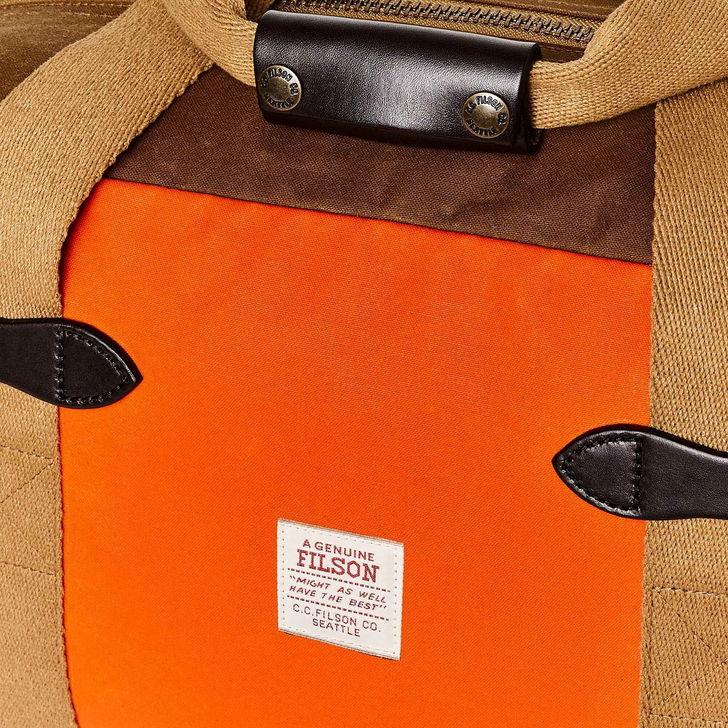 Filson Borsone Filson Small Duffle Arancio Outlet