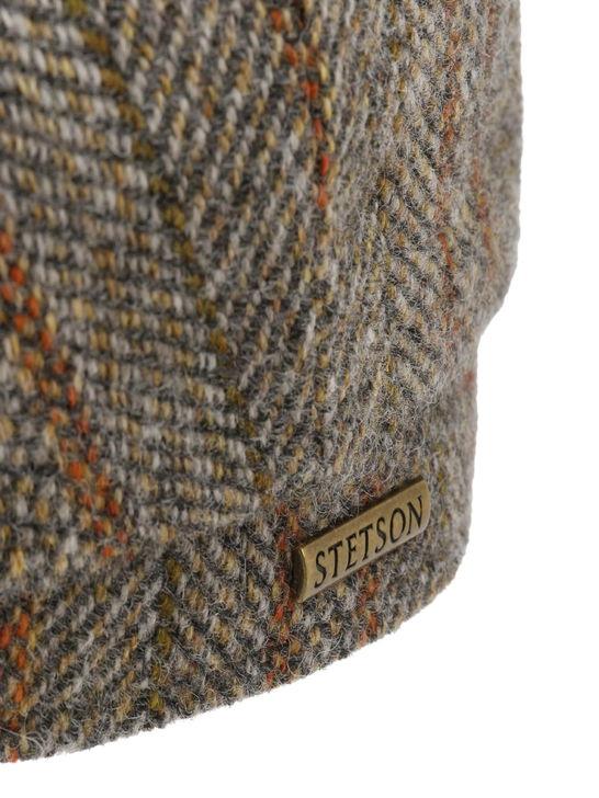 Stetson Coppola Stetson Hatteras Herringbone Stripe Grigio Vendita Economica