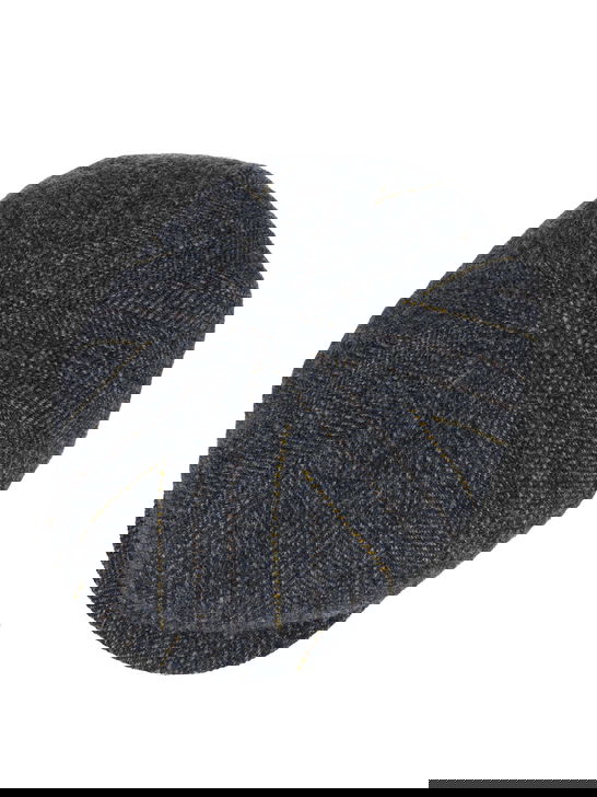 Stetson Coppola Stetson Hatteras Herringbone Stripe Blu Saldi Di Fabbrica