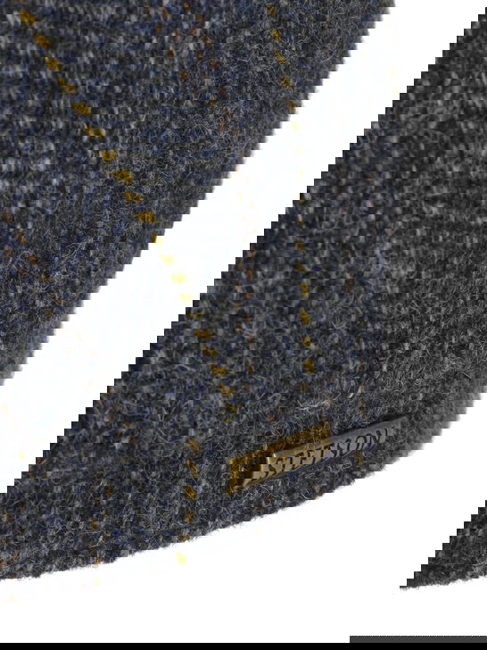 Stetson Coppola Stetson Hatteras Herringbone Stripe Blu Saldi Di Fabbrica