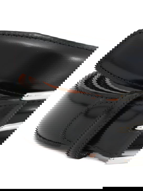 Berwick 1707 Cintura Berwick 1707 Pelle Antik Nero Offerta esclusiva