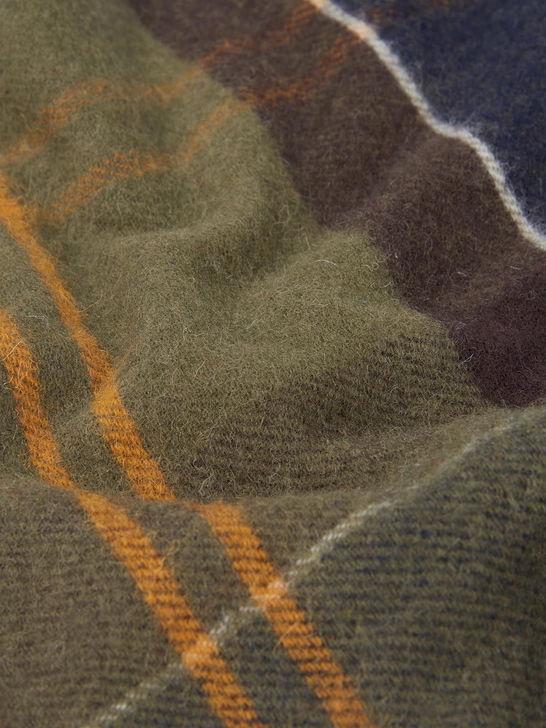 Barbour Sciarpa Barbour Inverness Tartan Verde Offerta Anniversario