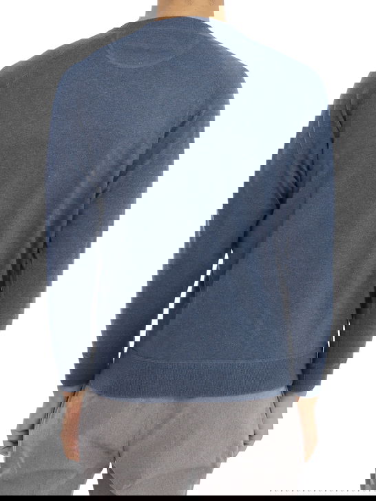 Alan Paine Felpa Alan Paine Raglan Azzurro Liquidazione
