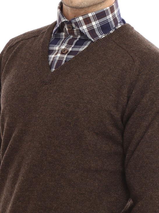 Alan Paine Maglia Alan Paine Kilsyth Marrone Offerte giornaliere