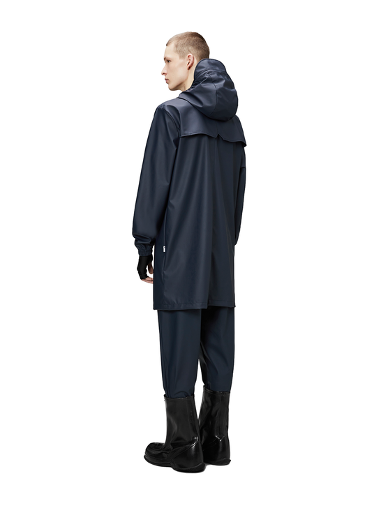 Rains Impermeabile Rains Long Storm Breaker Blu Ritorno libero