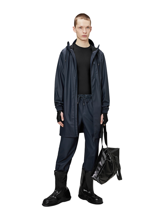 Rains Impermeabile Rains Long Storm Breaker Blu Ritorno libero