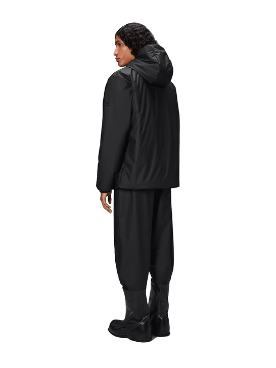 Rains Giubbino Rains Lohja Insulated Jacket Nero Fino al 65% di sconto